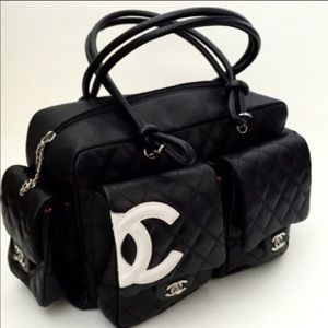 Authentic CHANEL Cambon Reporter Bag Purse